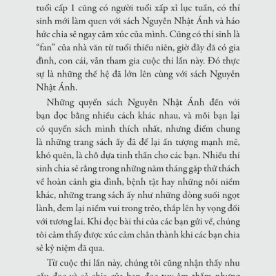 Sách - Lớn Lên Cùng Sách Nguyễn Nhật Ánh