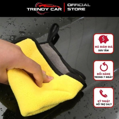  Khăn Lau Kính Xe Hơi Siêu Thấm Nước, Bụi Bẩn - Không Kể Lại Vết Bẩn