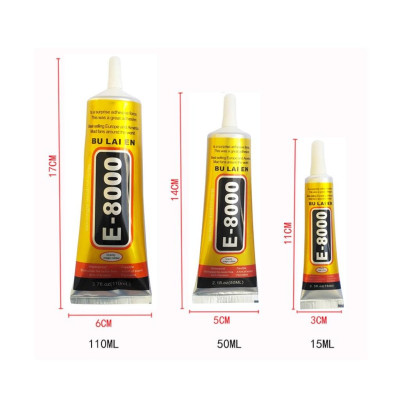 Keo E8000, Keo dán đa năng, dán Gốm sứ, thủy tinh, da, nhựa, sợi, kim loại, đá...(BULAIEN) Phụ kiện làm nail, điện thoại