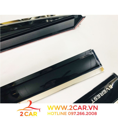 Vè che mưa Xe Ford Everest 2023, 2017-2021 Chỉ inox cao cấp