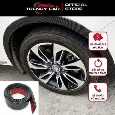 Cua lốp xe ô tô vân cacbon | chắn bùn lốp bắn lên xe dày dặn 1,5m dài 1 cuộn