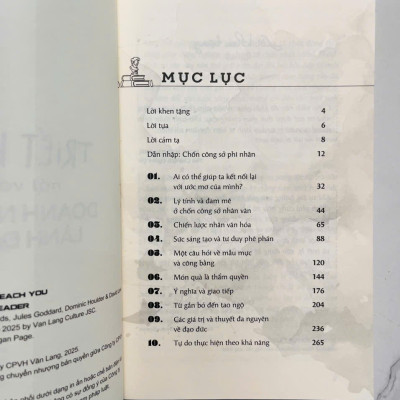 Triết Học Nói Với Doanh Nhân Lãnh Đạo