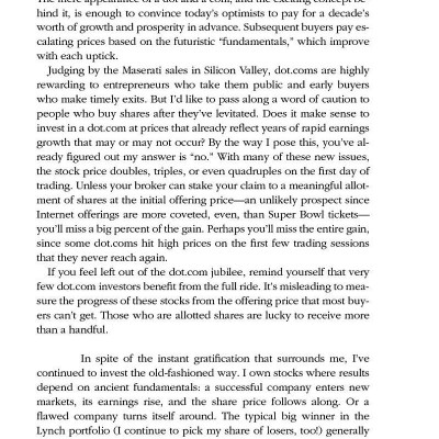 One Up On Wall Street: How To Use What You Already Know To Make Money In The Market