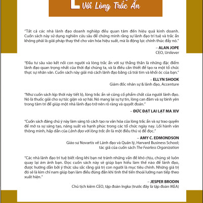 Lãnh Đạo Lòng Trắc Ẩn (Compassionate Leadership) - PACE Books