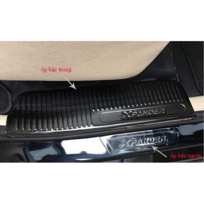  ỐP BẬC TRONG NGOÀI TITAN DÀNH CHO XPANDER 2018- 2020, nẹp bậc cửa lên xuống xe ô tô full bộ