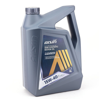 Dầu Nhớt Bán Tổng Hợp AISIN Econtech+ CF4/SG 15W40 6 Lít ECSF1546P - Nhập Khẩu Chính Hãng