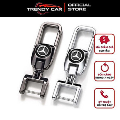 Móc chìa khóa xoay xe oto 360 - Móc xoay các mẫu có gắn logo hãng Huyndai,Kia, Honda, Mec, Mazda, Toyota, Lexus, BMW