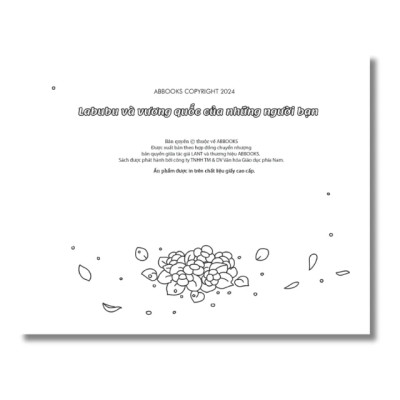 Sách Tô Màu Chữa Lành - Labubu Và Vương Quốc Của Những Người Bạn