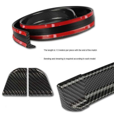 Đuôi Gió, Cánh Lướt Gió Cao Su Vân  3D Xe Ô Tô Phong Cách Thể Thao