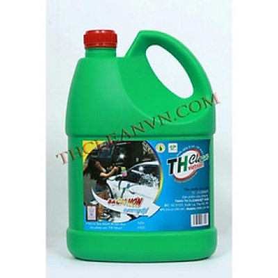 Nước rửa xe bọt tuyết tiện lợi TH Clean can 5 lít  ( Ảnh Thật)