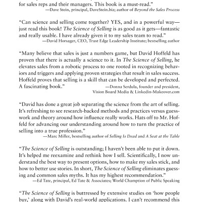 The Science Of Selling