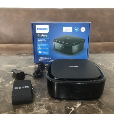 Máy Khử Mùi Lọc Không Khí Ô Tô Thương Hiệu Cao Cấp Philips GP6201 - Công suất: 3.7W - Hàng Nhập Khẩu