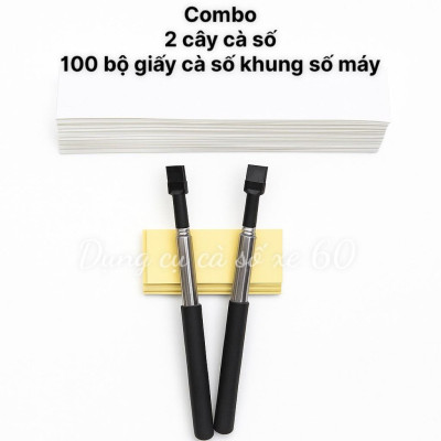 [Tặng Kèm Giấy] Phụ Kiện Cà Số Khung Số Máy Đa Năng – Phù Hợp Cho Xe Máy Và Ô Tô – Giá Tốt