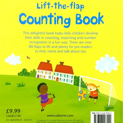 Sách tương tác tiếng Anh - Usborne Lift-The-Flap Counting Book