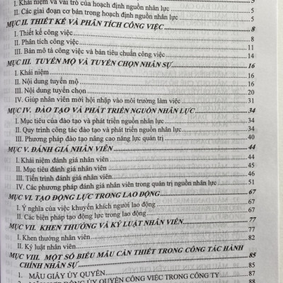 Quản trị nhân sự và các kỹ năng nghiệp vụ về tổ chức hành chính nhân sự