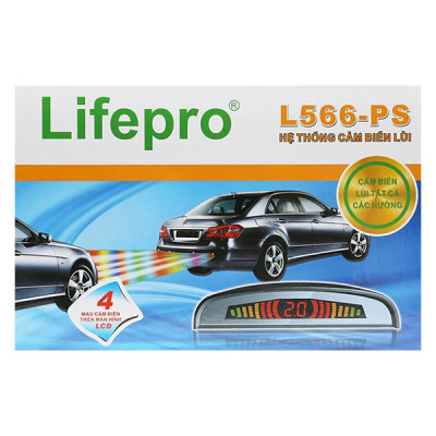 Cảm Biến Lùi 4 Mắt Trên Ô Tô Lifepro L566-PS (Bạc)