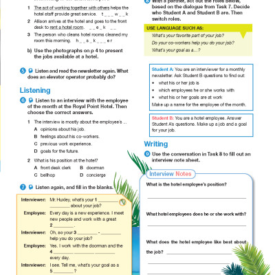 Career Paths Hotels & Catering (Esp) Student