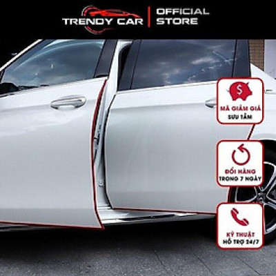 Combo 10 mét nẹp U lõi thép viền cánh cửa xe ô tô chống va đập, chống ồn chống xước