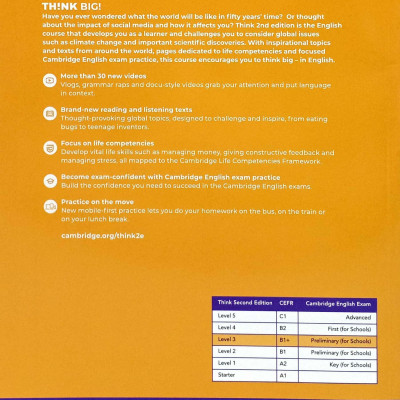 Think Level 3 Work Book - 2nd Edition