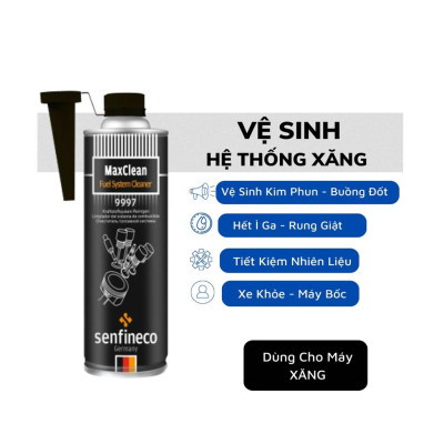 [Cực Mạnh Hiệu Quả] Chai Vệ Sinh Hệ Thống Xăng Senfineco 9997–300ML Max Cleaner Fuel System Cleaner, Hàng Đức Chính Hãng