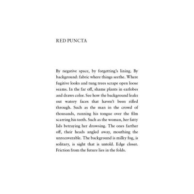 The Rupture Tense: Poems