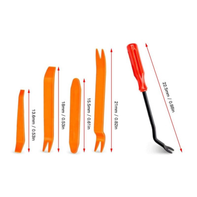 Bộ 100 ốc vít Ô Tô Kẹp Nhựa Tự Động Gắn Cửa Pin Loại Bỏ Bình Giữ Nhiệt Đinh Tán Ốc Vít dành cho thợ sửa xe tại nhà HE26