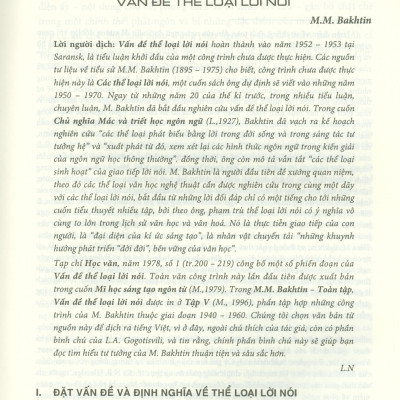 Lí Luận Văn Học Những Vấn Đề Hiện Đại
