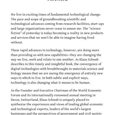 The Fourth Industrial Revolution