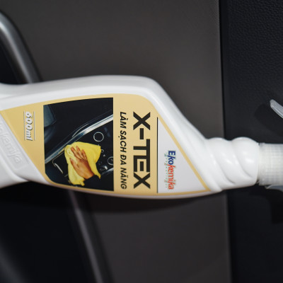 DUNG DỊCH LÀM SẠCH NỘI THẤT XE HƠI ĐA NĂNG X-TEX 600ML TRUNG TÍNH AN TOÀN CHO XE THƯƠNG HIỆU EKOKEMIKA