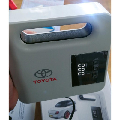 Máy Bơm Lốp Xe Ô tô TOYOTA - Đồng Hồ Điện Tử Cao Cấp - Hàng sản xuất ủy quyền chính hãƞg - Bảo Hành 12 Tháng Đổi Mớ