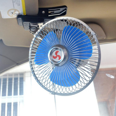 [Quạt Kẹp Lồng Sắt] Quạt Cho Ô Tô 12V-24V Cắm Tẩu - Quạt Lồng Sắt 12V - 24V - Dành Cho Ô Tô, Xe Tải, Xe Khách