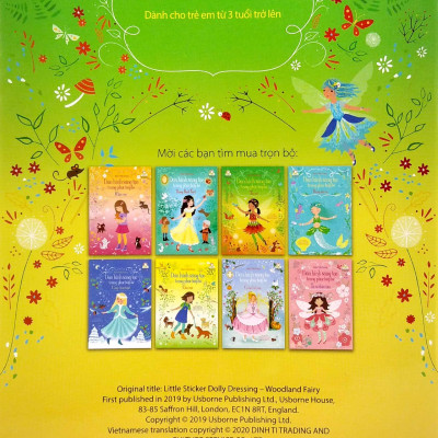 Sticker Dolly Dressing - Dán Hình Sáng Tạo Trang Phục Búp Bê - Tiên Nữ