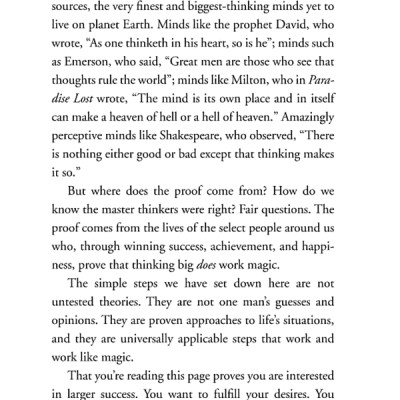 The Magic Of Thinking Big