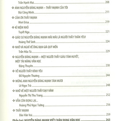 Nguyễn Đăng Mạnh Chân Dung Và Phong Cách