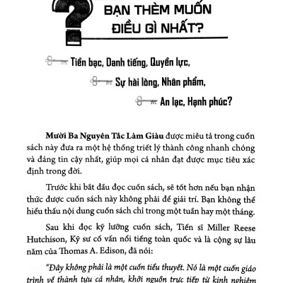 Think And Grow Rich - 13 Nguyên Tắc Nghĩ Giàu, Làm Giàu