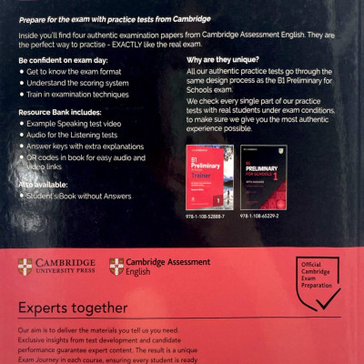 B1 Preliminary for Schools 2 Student