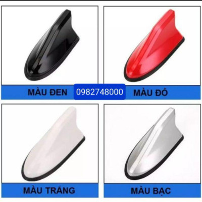 Ăng Ten trang trí Ô Tô Hình Vây Cá Mập Có Đế Gioăng Cao su Chống Vào Nước 4 Màu | Autocarclub.com.vn