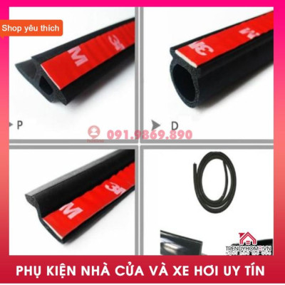 Gioăng cao su chữ B và chữ D với keo siêu dính - chống ồn chống bụi hiệu quả Freeship 30K shop Gioăng Cửa