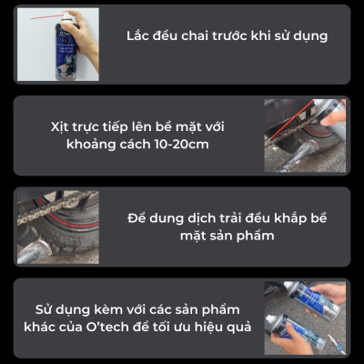 Xịt Tẩy Rửa Dầu Nhớt, Cặn Carbon, Vệ Sinh Bình Xăng Con BX3 Carburetor & Choke Cleaner - Hàng Chính Hãng