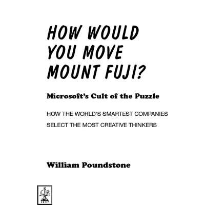 How Would You Move Mount Fuji?