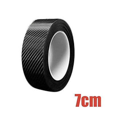 5/7/10 Mét decal Carbon Bảo Vệ Miếng Dán Chống Trầy, Ốp chân Gắn Cửa Bảo Vệ chống Bước Trang Trí Xe Ô Tô Băng Fiber 3D