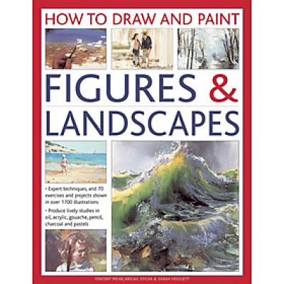 Sách - How to Draw and Paint Figures & Landscapes by Vincent Milne - Expert Techniques, and 70 Exercises