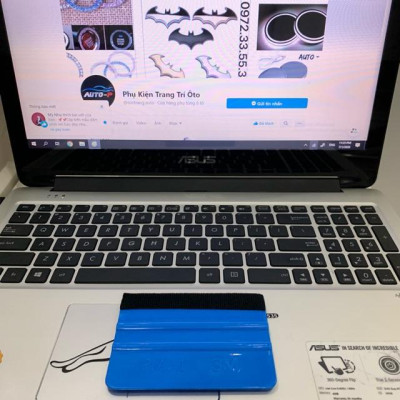 [ẢNH THẬT]Dụng cụ hỗ trợ vuốt decal dán trang trí ô tô chuyên nghiệp có bọc vải dễ sử dụng