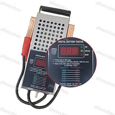 Thiết bị kiểm tra bình ắc quy BLT125 đồng hồ điện tử dành cho xe máy, ô tô , máy kiểm tra bình ắc quy lên đến 200Ah, nhanh chóng, tiện lợi chính xác