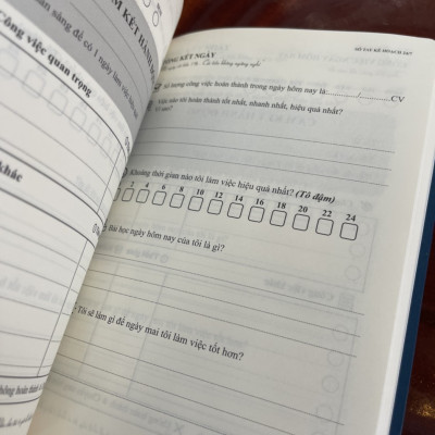 (Bìa da) SỔ TAY KẾ HOẠCH 24/7– Quyết Trần - Quang Minh Books – NXB Hà Nội