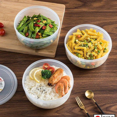 Bộ 03 Hộp thực phẩm Nakaya 1300ml hàng nội địa Nhật Bản K.156#