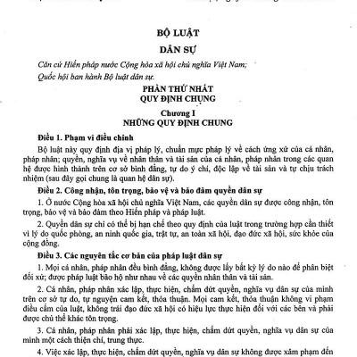 Bộ Luật Dân Sự - Bộ Luật Tố Tụng Dân Sự - Luật Tổ Chức Toàn Án Và Văn Bản Hướng Dẫn Thi Hành