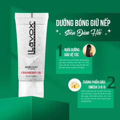 Dưỡng Bóng Giữ Nếp Cranberry Siêu Đàn Hồi Lavox