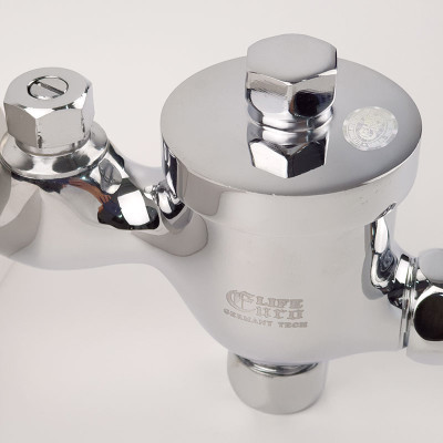 Vòi nhấn xả tiểu nam Đồng mạ Chrome Eurolife EL-XT130 (Trắng bạc)