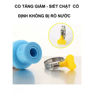 Đầu Lọc Nước Trực Tiếp Tại Vòi 6 Tầng Kèm Cổ Dê Có Co Tăng Giảm Phù Hợp Nhiều Loại Vòi Tiện Lợi Đem Lại Nguồn Nước Tinh Khiết Cho Gia Đình